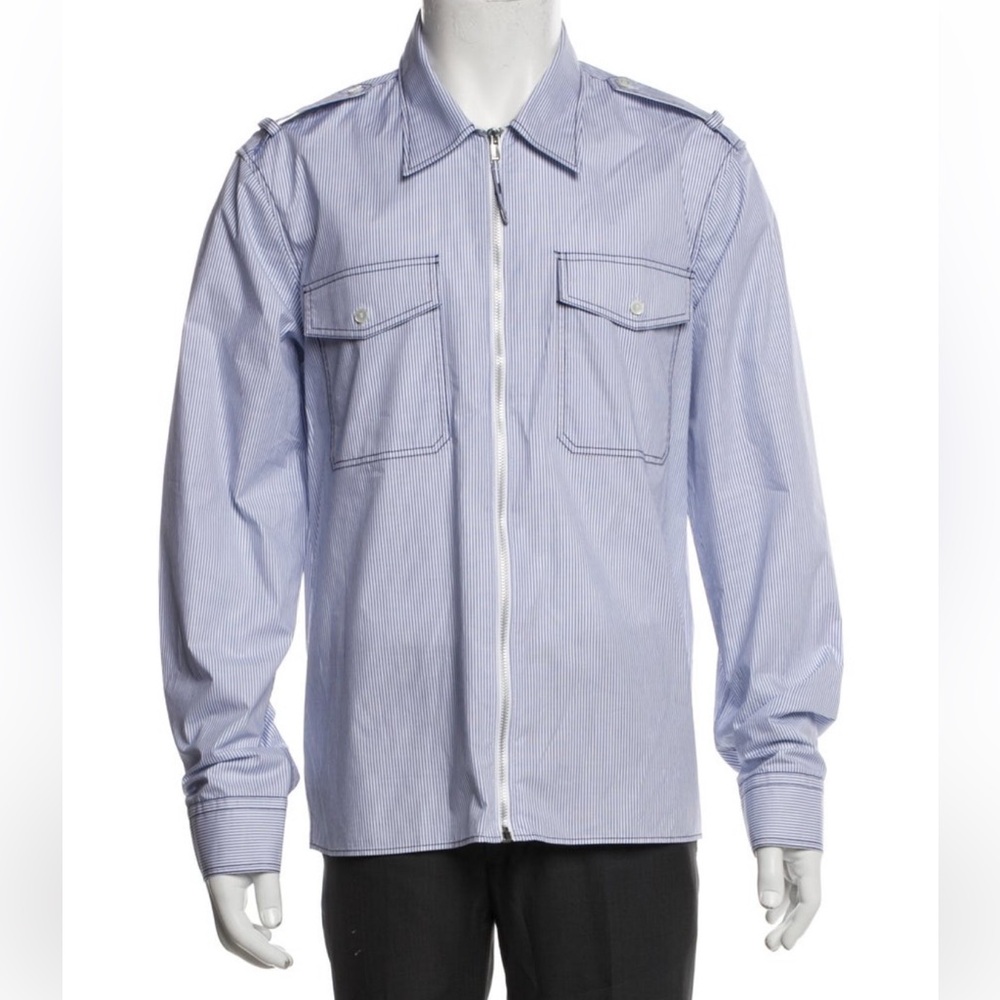 Helmut Lang Light Blue Shirt Jacket